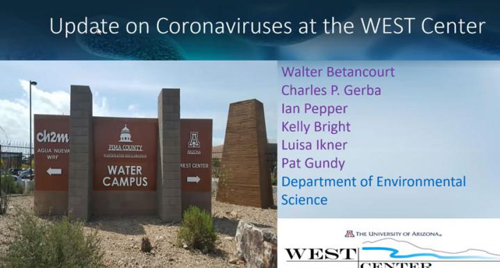 Coronaviruses at the WEST Center